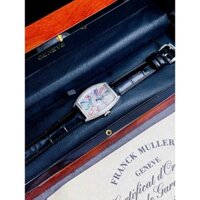 fullbox hãng - đồng hồ nữ Franck Muller 32mm máy Japanquartz, mặt full đá CZ - dây da thanh lịch