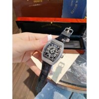 fullbox hãng - đồng hồ nữ Franck Muller Vanguard 32mm máy Japanquartz, mặt full đá CZ - dây da thanh lịch