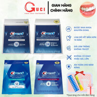 Fullbox Miếng dán trắng răng Crest 3D White 1 Hour, Bright, Professional, Glamorous chính hãng