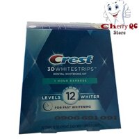 [Fullbox] Miếng dán trắng răng Crest 3D White 1 Hour Express New 2022 ❤10 gói 20 miếng dán trắng răng❤ Crest 3D dán răng