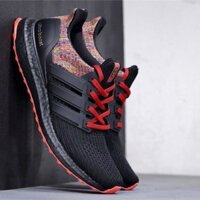 (FULLBOX -TẶNG MÓC KHÓA) Giày thể thao ULTRA BOOST 4.0 multi colors Black đen gót thổ cẩm GIẢM GIÁ TẾT 2021