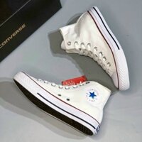 [FULLBOX+ TEM ĐỎ] GIÀY CONVESER CỔ CAO HÀNG VKXK MÀU TRẮNG CỰC VINTAGE