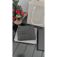 [Fullbox + Túi giấy] Ví nam khắc tên theo yêu cầu da PU nhiều ngăn cao cấp