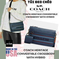 (Fullbox) Túi Xách Nữ COACH® Heritage Convertible Crossbody with Hybrid