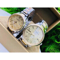 [Fullbox]CẶP BURBERRY  BU10011-BU10118 🔺 The City Swiss Stainless - khắc chìm Silver cực sang 32/40mm