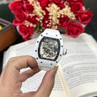 [Fullbox]Đồng hồ nam Richard Mille 055 42mm máy Calibre RM055 Thuỵ Sĩ, khung ceramic