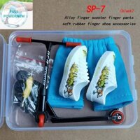 Fullpowernew 1 Bộ Hợp Kim Ngón Tay Xe Tay Ga Đồ Chơi Ngón Tay Ván Trượt Có Quần Giày Và Dụng Cụ Ngón Tay Xe Tay Ga Đồ Chơi Mini Ván Trượt Ngón Tay Để Làm Quà Tặng vn