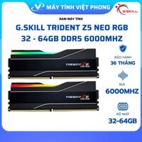 [FULLVAR] RAM MÁY TÍNH GSKILL TRIDENT Z5 NEO RGB 32GB 64GB DDR5 6000MHz CHUYÊN MAIN AMD