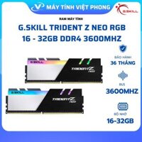[FULLVAR] RAM MÁY TÍNH GSKILL TRIDENT Z NEO RGB 32GB 64GB DDR4 3600MHz CHUYÊN MAIN AMD