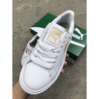 [fuma trắng] giày thể thao và sneaker nam nữ fuma trắng chữ vàng SAR ⛸️