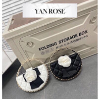 [Fun Box] Túi xách hoa trà tròn bán nguyệt nhỏ đi tiệc đi chơi loại đẹp