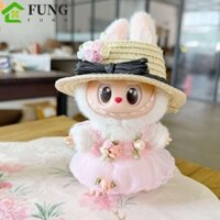 Fung 1 Bộ Quần áo búp bê Labubububububu, Bộ sưu tập Quần áo búp bê Labubububuru Trang phục búp bê sang trọng, Phụ kiện đồ chơi Váy cưới và mũ Quần áo búp bê Cotton Mini đầy màu sắc
