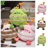 Fung Bánh Sang Trọng Lợn Búp Bê, Lông Tơ Cosplay Vương Miện Trang Trí Đồ Chơi Lợn, Lợn Nhồi Bông Sang Trọng Búp Bê Hoạt Hình Nến Lông Heo Mềm Thú Nhồi Bông Sinh Nhật Giáng Sinh