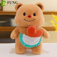 Fung Búp bê nhồi bông bơ yêu thương, Đồ chơi nhồi bông lãng mạn Gấu bơ động vật nhồi bông, Búp bê trang trí phòng Hoạt hình Gấu kem dễ thương Gấu gấu bông Quà tặng sinh nhật