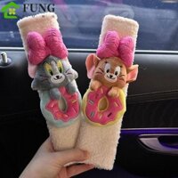 Fung Dây An Toàn Ô Tô Miếng Lót Vai, Đồ Dùng Nội Thất Ô Tô Cao Cấp Dễ Thương, Sáng Tạo 3D Cá Tính Thời Trang Bảo Vệ Cô Gái