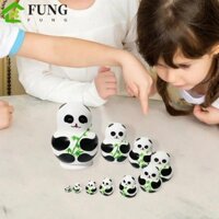 Fung Động Vật Nga Làm Tổ Búp Bê, 10 Lớp Mắt Lớn Chim Cánh Cụt Xếp Chồng Đồ Chơi, Trang Trí Nhà Cửa Hoạt Hình Bằng Gỗ Handmade Matryoshka Đồ Chơi Búp Bê Chidlren Quà Tặng