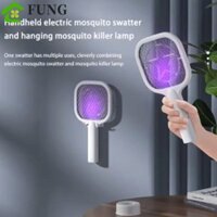 Fung Electric Bug Zapper, Bẫy ruồi có thể sạc lại bằng tia cực tím USB, Vợt côn trùng LED tự động di động Cắm trại