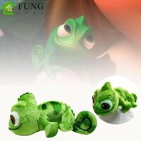 Fung Rapunzel Sang Trọng Đồ Chơi, Thú Nhồi Bông Nằm Vai Búp Bê Pascal Rapunzel, Đồ Chơi Trẻ Em Kawaii Xanh Vai Thằn Lằn Sang Trọng Đồ Chơi Trẻ Em