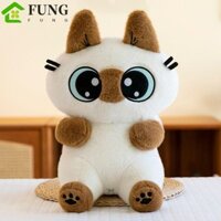 Fung Siamese Cat Bean Puree Đồ chơi sang trọng, Búp bê vải Mô phỏng đậu nhỏ Puree Búp bê dễ thương, Đậu nhỏ Puree Azukisan Ôm mèo nhỏ Gối mèo nhỏ Đồ chơi trẻ em