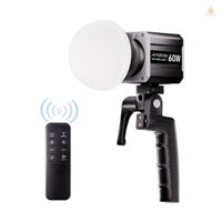 [Fungame] Đèn led Trợ Sáng Chụp Ảnh andoer 60w cob 2800k-6800k Với Hệ Thống Điều Khiển lcd 9 fx Có Tay Cầm Phản Quang Và Điều Khiển Từ Xa