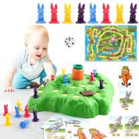 FUNNY BUNNY RABBIT CROSS COUNTRY PUZZLE FAMILY CHILDREN BOARD GAME KIDS BOYS GIRLS BIRTHDAY GIFTS