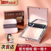 Funny Elves Powder Kiểm soát trang điểm Makeup Soft Pub Pub Thích hợp FE Chụp ảnh Che khuyết điểm ẩn lỗ chân lông phấn phủ loreal