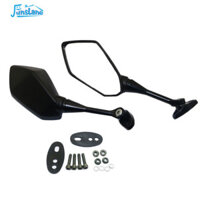 Funslane Xe Máy Phía Sau Gương Bên Tay Lái Góc Rộng Cánh Gương Tương Thích Cho YZF600 YZF R1 R6 R3 R125 R25 R15 2003 - 2009