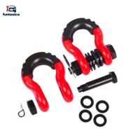 Funtasica 2 Chiếc D Còng Còng Còng 3 / 4 "3 / 4 inch Kéo Phụ Kiện Cho Dây Kéo Xe Kéo Xe Tải