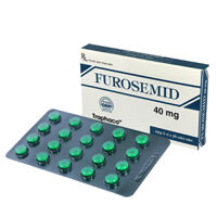 Furosemid 40mg, điều trị phù do nguồn gốc tim, gan hay thận