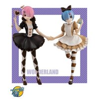 [Furyu] Mô hình nhân vật Re Zero SSS figure REM & RAM in Wonderland antique Ver. Set JAPAN 2020