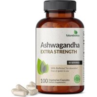 Futurebiotics Ashwagandha Extra Strength Viên uống giúp giảm căng thẳng, hỗ trợ tâm trạng 100 viên
