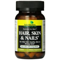 Futurebiotics Hair, Skin & Nails, Nutrition for Men, Tablets 75 ea (Pack of 5)