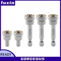 [Fuxin] 5 chiếc có tuốc nơ vít định vị vòng từ tính Vít chế biến gỗ Chuôi lục giác