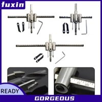 [Fuxin] Mũi khoan cắt lỗ tròn bằng gỗ có thể điều chỉnh 30-300mm Lưỡi hợp kim bạc 30mm
