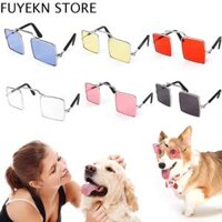 FUYEKN Nhựa Đồ chơi Kitty Mắt mèo Sản phẩm dành cho thú cưng Hình vuông Đồ dùng cho thú cưng Kính mèo Trang trí tiệc cho thú cưng Kính dành cho thú cưng Kính râm cho mèo