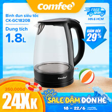 Bình đun siêu tốc Comfee CK-GC1820B - 1.8 lít