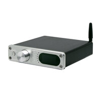 FX-AUDIO D502BT Pure Digital Amplifier 2.1 Subwoofer Home HIFI Decoding Amplifier Headphone DAC AMP - Silver - US Plug