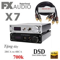 FX Audio X7 DAC nghe nhạc lossless/DSD hay nhất 2019_ Tặng dây Monster 2RCA ra 4RCA
