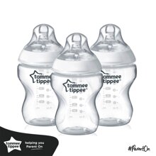Bình sữa Tommee Tippee PP - 260ml, 3 bình