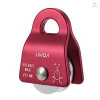 Fyvn Lixada 20kN Vòng bi di động Micro ròng rọc Max Dây 1 / 2in để leo núi Arborist