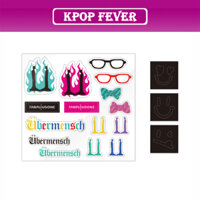 G-DRAGON - [ Übermensch ] TOUR MD / LIGHT STICK DECO STICKER SET