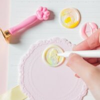G Sáp đóng dấu niêm phong màu siêu nhũ niêm phong bì thư làm quà tặng thiệp cưới decor trang trí GARIN