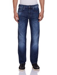 G-Star Men's Attacc Straight-Leg Jean with Half-Concealed Zip