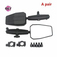 G & Y 1 Cặp / Túi ADV Xe Máy Tay Lái Có Thể Điều Chỉnh Gương Bên OffRoad Mát Có Thể Gập Lại Gương Chiếu Hậu Màu Đen Xe Máy Phụ Kiện Quà Tặng COD