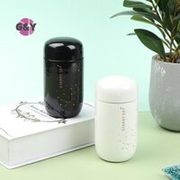 G & Y 230ml Bình giữ nhiệt bỏ túi Mini bằng thép không gỉ Bình chân không du lịch Cốc cà phê COD