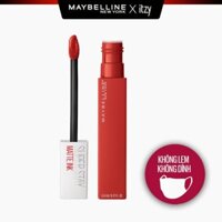 [G03] Son Kem Lì 16h Lâu Trôi Maybelline New York Super Stay Matte Ink City Edition Lipstick 5ml S002  ྇