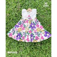 G10, Váy bé gái 12-40kg, Váy Webe cổ thủy thủ, họa tiết cực đẹp, chất thô mềm mướt, tay sát nách