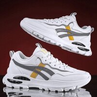 G15 Giày sneaker thể thao cao cấp thoáng khí, đế cao su non nâng chiều cao chống nước, kiểu dáng thời trang