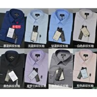 G2000 Tay Dài Slim Fit Nam Công Sở Trang Phục Công Sở Áo Sơ Mi Thông Minh