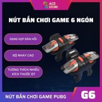 G6 | Nút bắn chơi game 6 ngón danh cho Pubg Mobile / Freefire / Call Of Duty | Gace Store